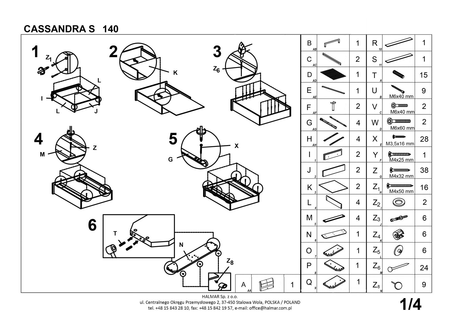 Double Bed East Savona | size: Length: 225cm, Width: 152cm, Height: 99cm | color: White/Black | image: 3 | variant: 1006676