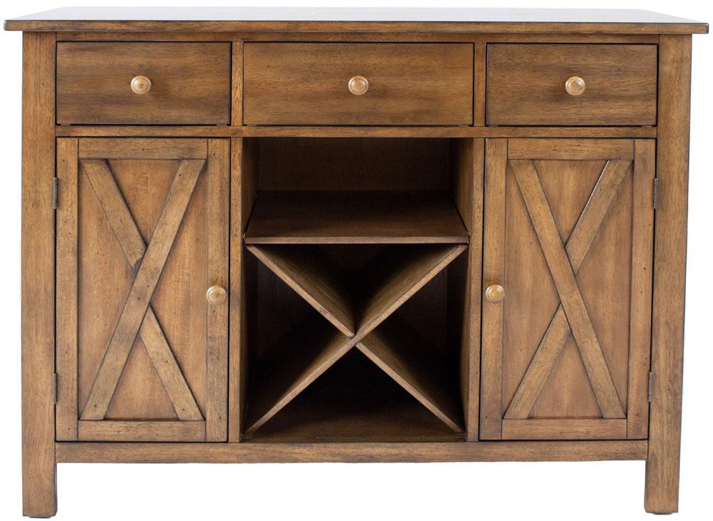 Dresser East Belgrade | size: Length: 46cm, Width: 120cm, Height: 91cm | color: Oak | image: 3 | variant: 1006325