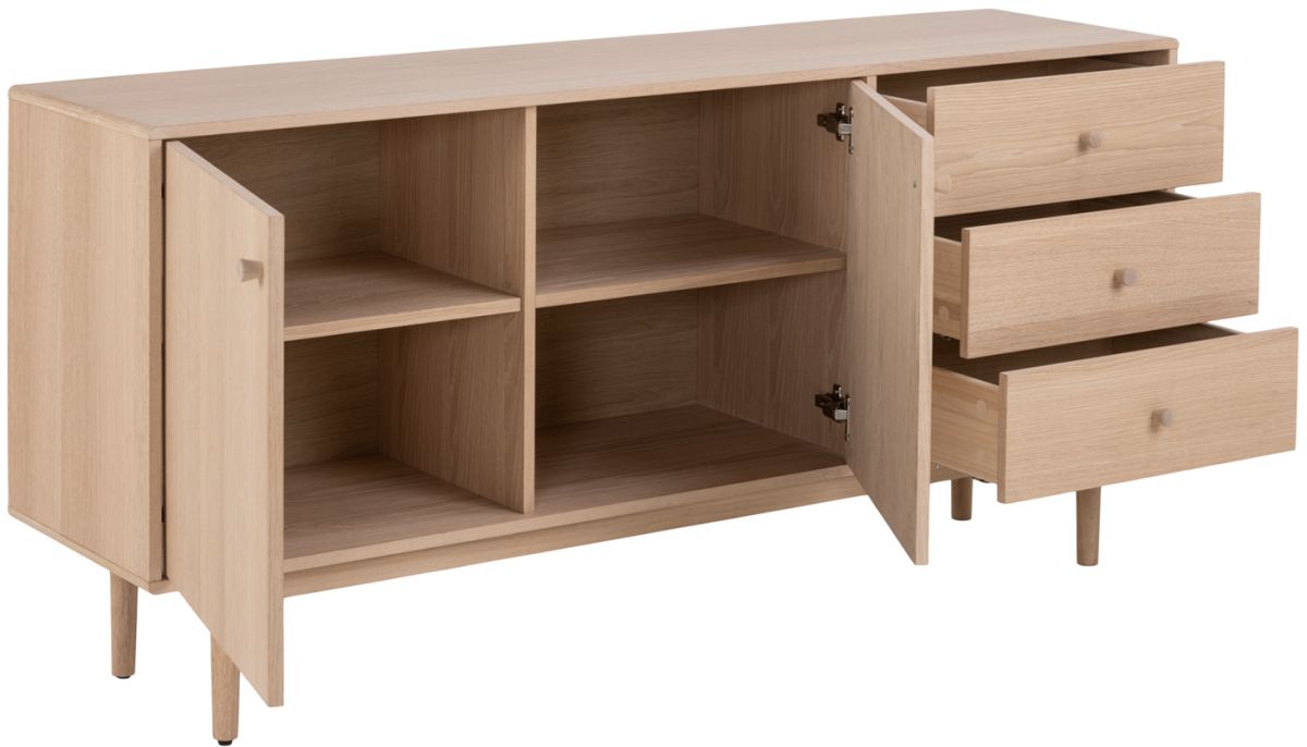 Dresser East Florence | size: Length: 40cm, Width: 160cm, Height: 75cm | color: Oak | image: 2 | variant: 1005703