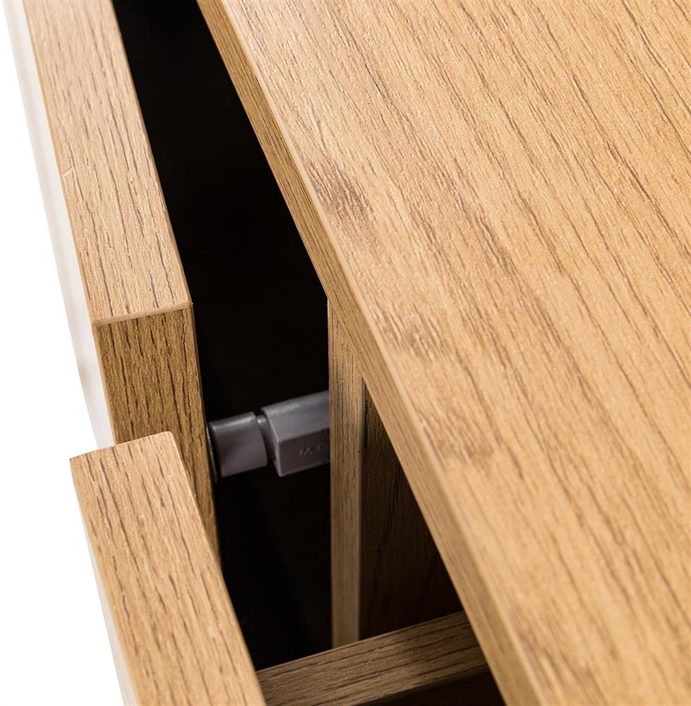 Dresser East Rennes | size: Length: 40cm, Width: 160cm, Height: 80cm | color: Oak | image: 5 | variant: 1006339