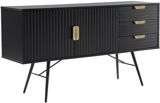 Dresser East Vatican | size: Length: 40cm, Width: 150cm, Height: 80cm | color: Black | image: 1 | variant: 1006327