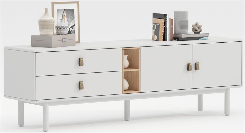 Dresser Iris 2 | size: Length: 40cm, Width: 180cm, Height: 55cm | color: White | image: 1 | variant: 1017650