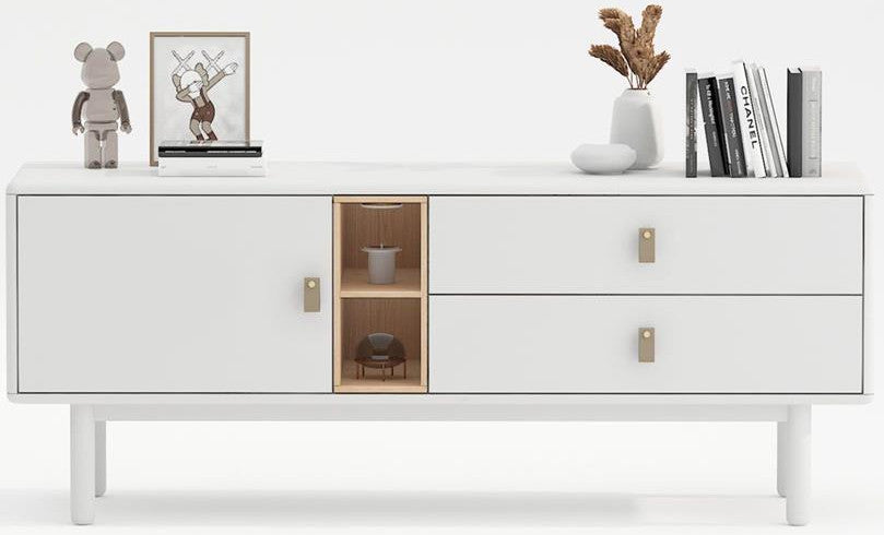 Dresser Leicester | size: Length: 40cm, Width: 140cm, Height: 55cm | color: White | image: 2 | variant: 1000465