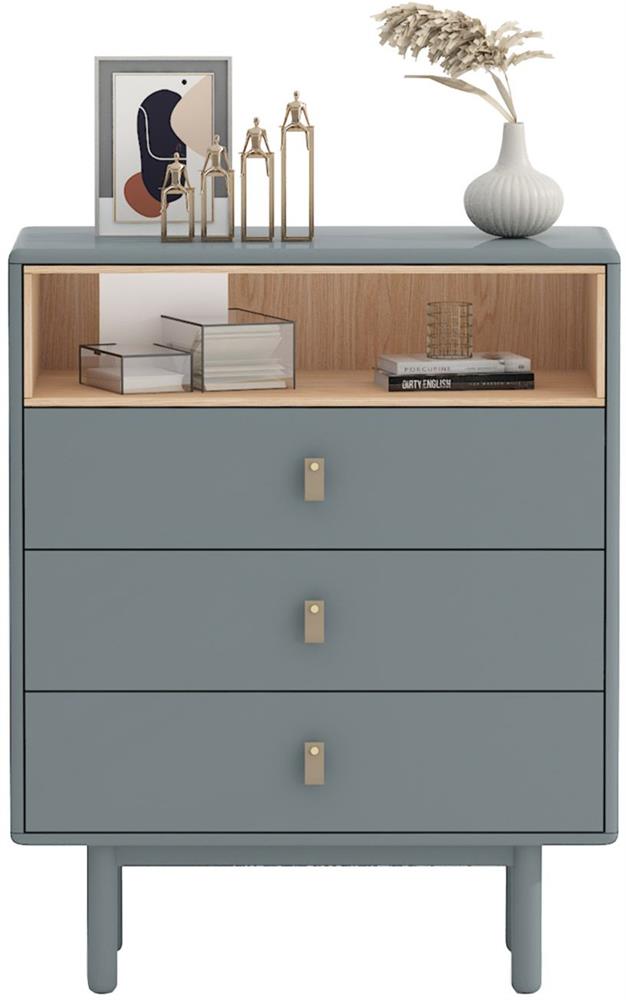 Dresser Leicester | size: Length: 40cm, Width: 80cm, Height: 100cm | color: Gray | image: 2 | variant: 1000463