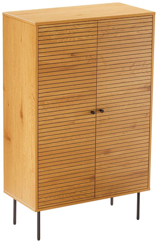 Dresser Line 2 | size: Length: 40cm, Width: 80cm, Height: 130cm | color: Oak | image: 1 | variant: 1017667