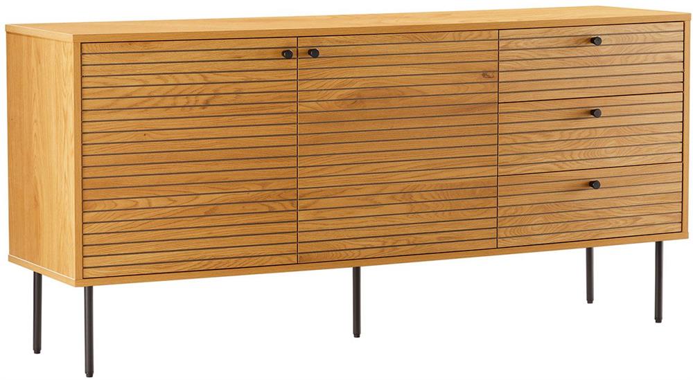 Dresser Line | size: Length: 40cm, Width: 150cm, Height: 74cm | color: Oak | image: 1 | variant: 1017660