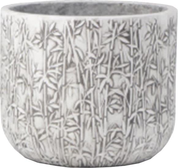 Flower Pot Louna | size: Length: 24cm, Width: 24cm, Height: 19.5cm | color: Gray | image: 1 | variant: 1016985
