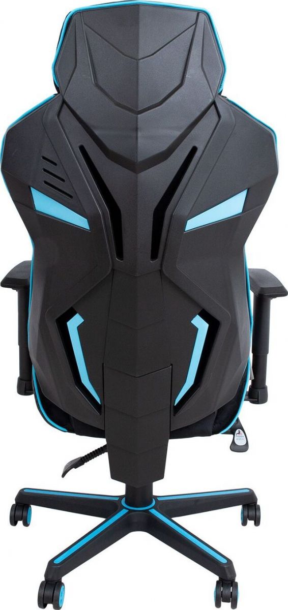 Gaming Chair East Kopavogur | size: Width: 67cm, Height: 132.5cm, Depth: 91.5cm | color: Black/Blue | image: 4 | variant: 1005921
