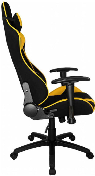 Gaming Chair Eastleigh | size: Width: 70cm, Height: 127-135cm, Depth: 49cm | color: Yellow/Black | image: 3 | variant: 1004222