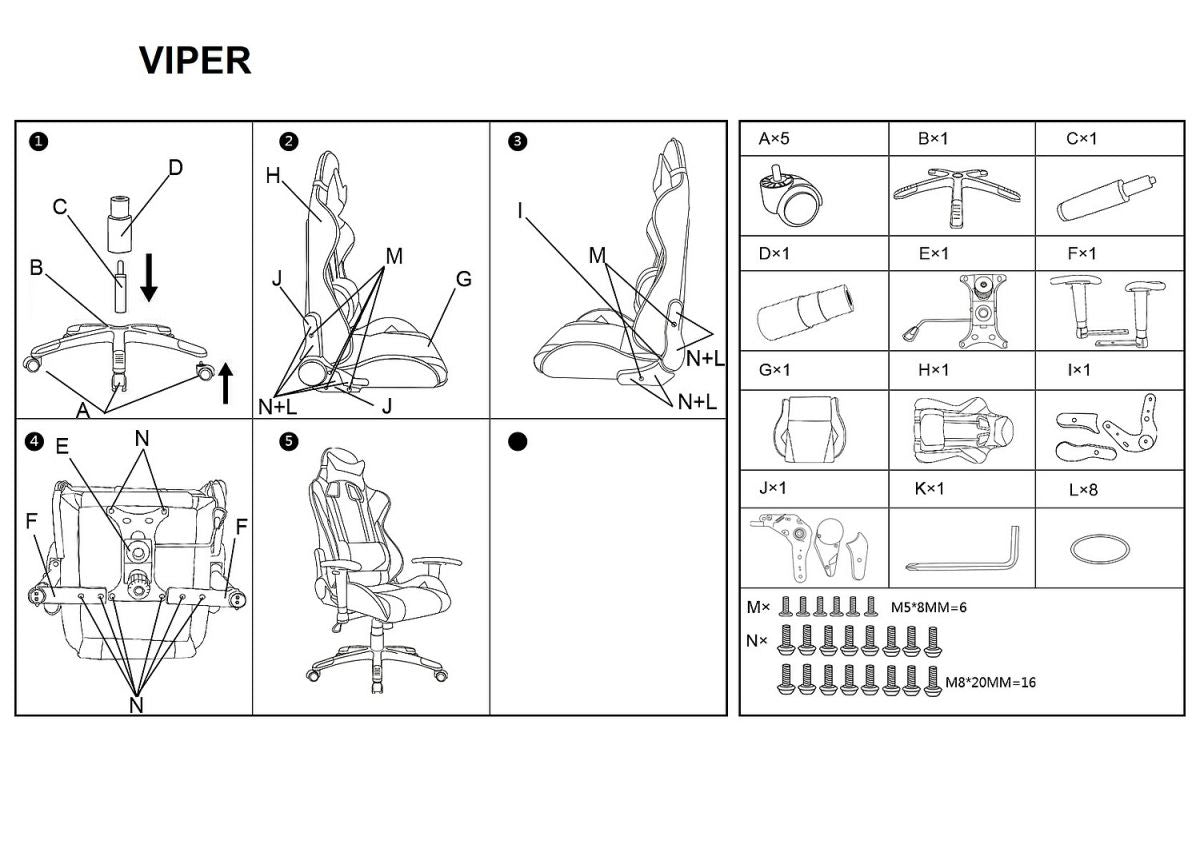 Gaming Chair Eastleigh | size: Width: 70cm, Height: 127-135cm, Depth: 49cm | color: Yellow/Black | image: 5 | variant: 1004222