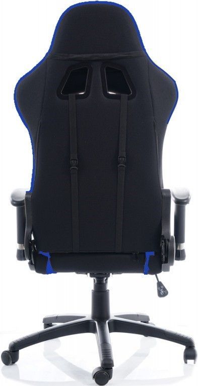 Gaming Chair Eastleigh | size: Width: 70cm, Height: 135cm, Depth: 49cm | color: Black/Blue | image: 2 | variant: 1004224