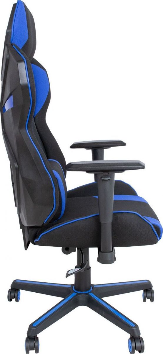 Gaming Chair Narberth | size: Width: 67cm, Height: 132.5cm, Depth: 91.5cm | color: Black/Blue | image: 3 | variant: 1001283