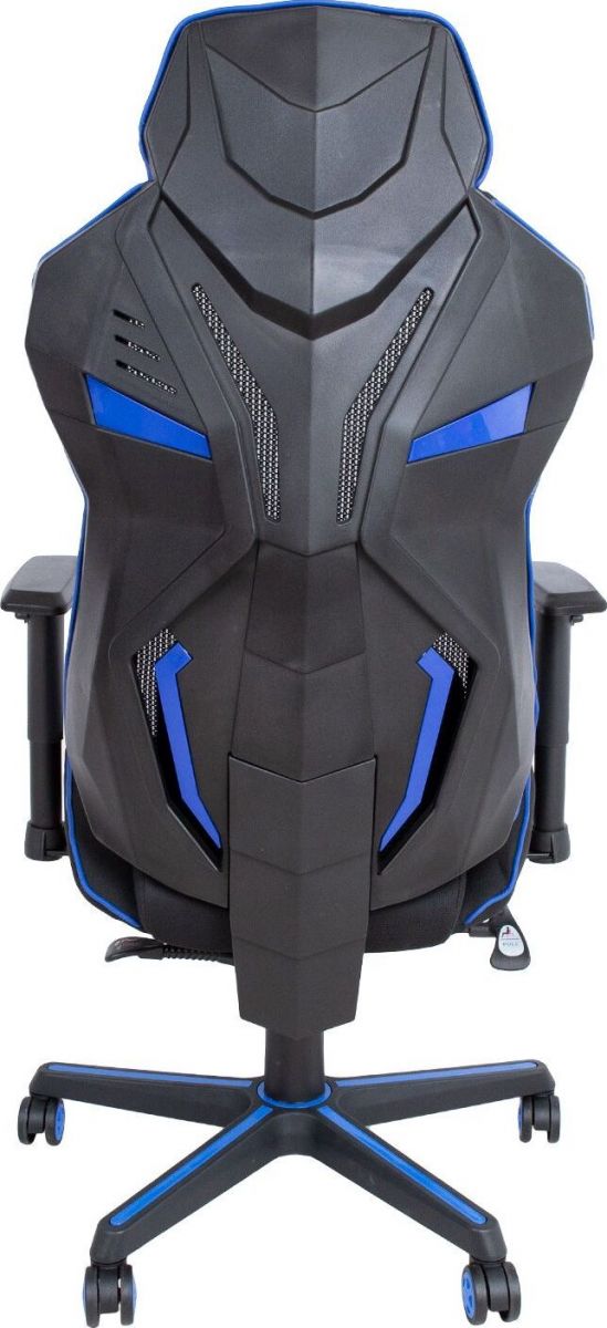 Gaming Chair Narberth | size: Width: 67cm, Height: 132.5cm, Depth: 91.5cm | color: Black/Blue | image: 4 | variant: 1001283