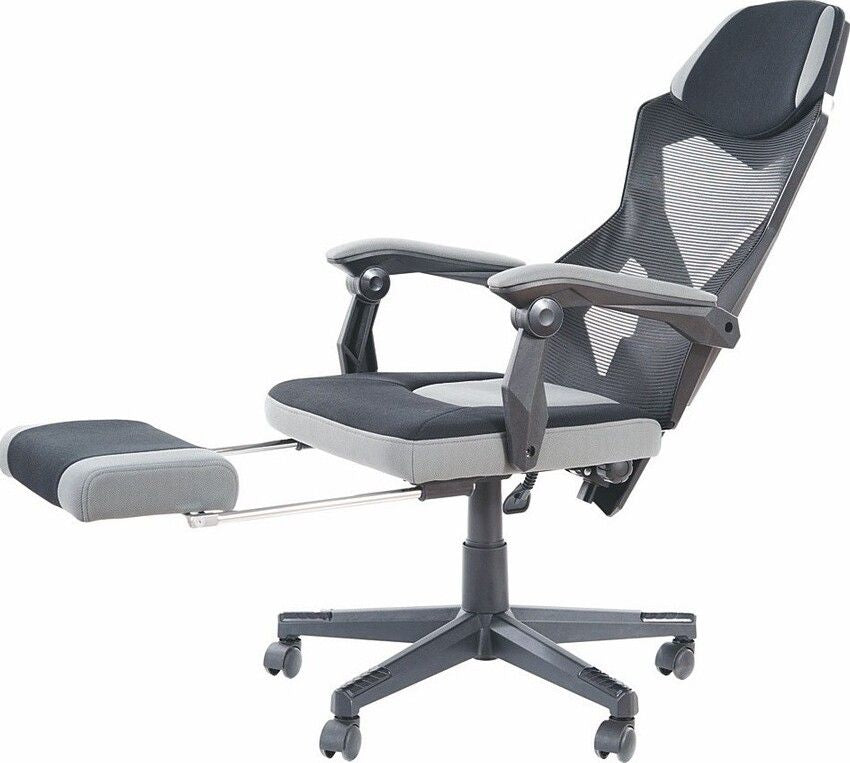 Gaming Chair West Savona | size: Width: 56cm, Height: 120cm, Depth: 48cm | color: Black | image: 3 | variant: 1007910