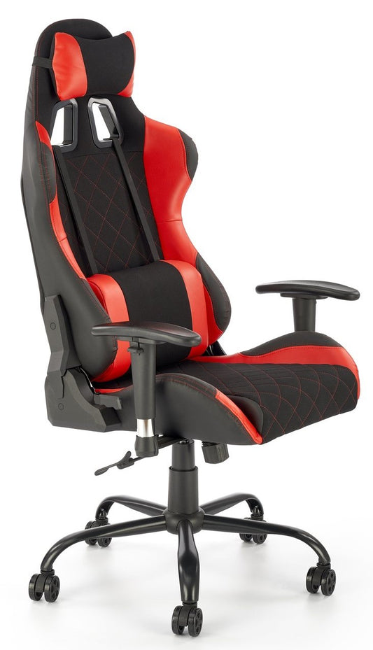 Gaming Chair West Winchester | size: Width: 69cm, Height: 127cm, Depth: 62cm | color: Black/Red | image: 1 | variant: 1007422