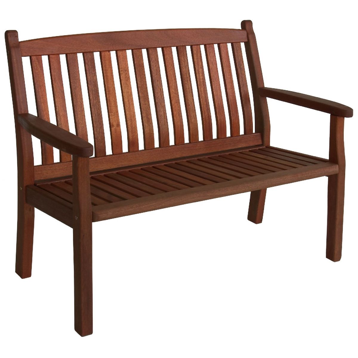 Garden Bench Cape Town | size: Length: 116cm, Width: 64cm, Height: 95cm | color: Brown | image: 1 | variant: 1005215