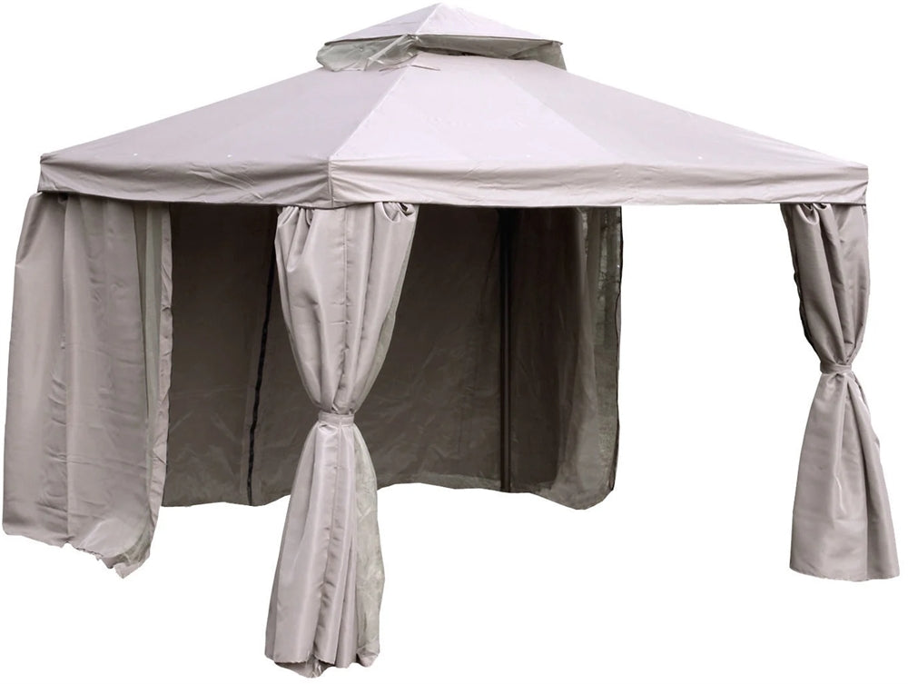 Garden Canopy Chertsey | size: Length: 291cm, Width: 391cm, Height: 280cm | color: Beige | image: 1 | variant: 1000693