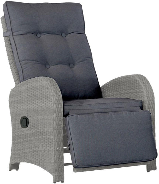 Garden Chair Andover | size: Width: 79cm, Height: 102cm, Depth: 66cm | color: Grey/Blue | image: 1 | variant: 1000626