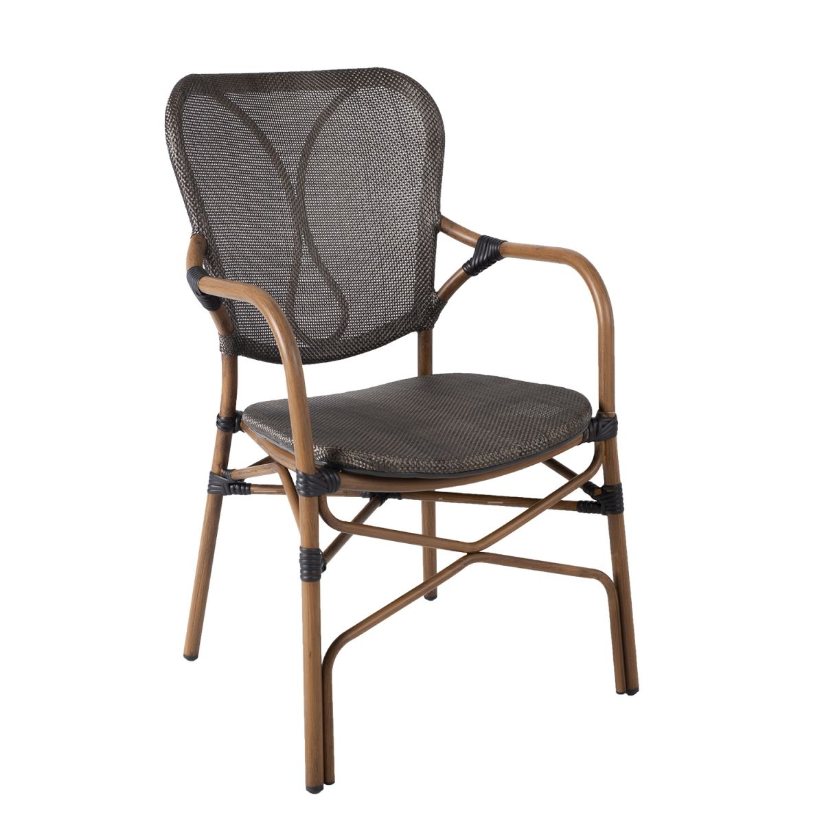 Garden Chair Bambus | size: Width: 56cm, Height: 95cm | color: Brown | image: 1 | variant: 1010512