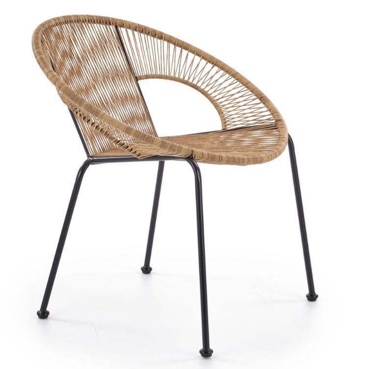 Garden Chair Bari | size: Width: 69cm, Height: 74cm | color: Brown | image: 1 | variant: 1010505