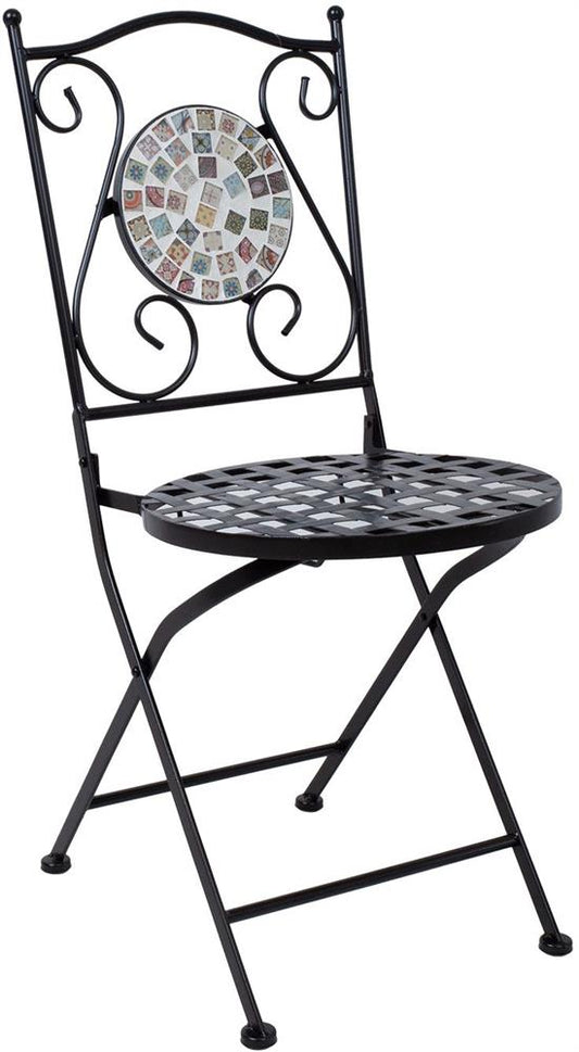 Garden Chair East Algiers | size: Width: 38cm, Height: 88cm, Depth: 51cm | color: Black | image: 1 | variant: 1006192