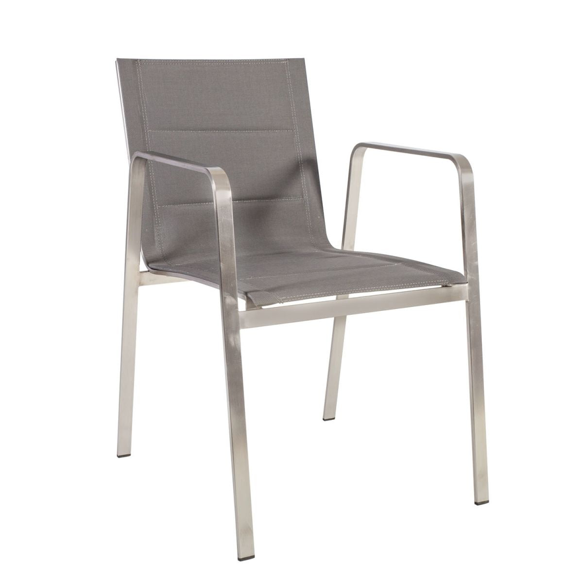 Garden Chair East Bangor | size: Width: 54.4cm, Height: 82cm | color: Gray | image: 1 | variant: 1004796