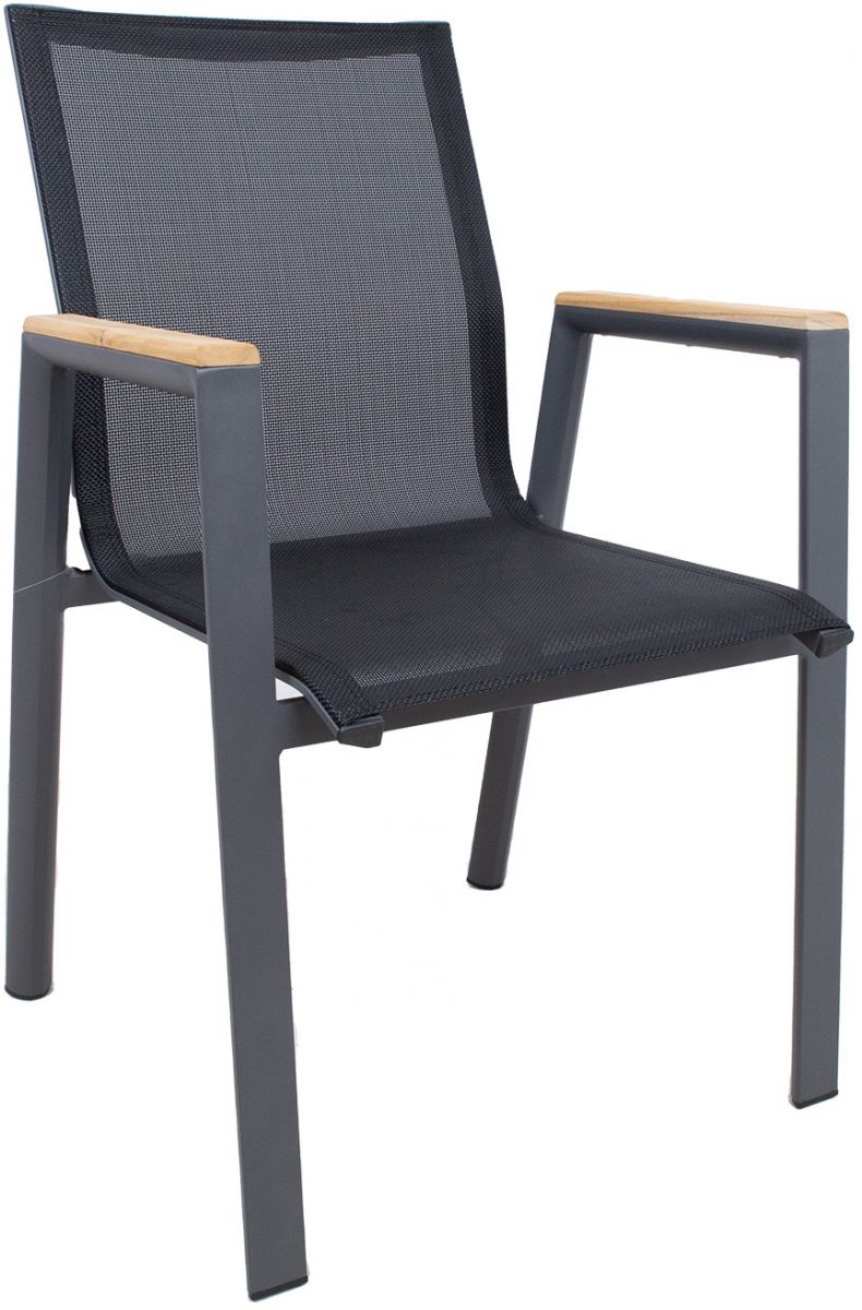 Garden Chair East Lucerne | size: Width: 56cm, Height: 90cm, Depth: 63cm | color: Black | image: 0 | variant: 1005733