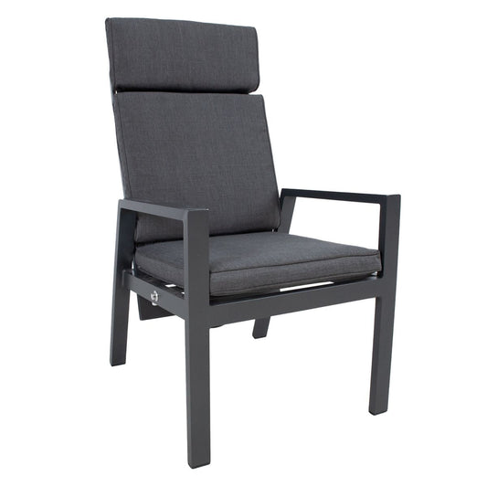 Garden Chair East Peebles | size: Width: 61cm, Height: 106cm | color: Gray | image: 1 | variant: 1005185