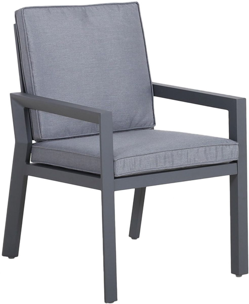 Garden Chair East Peebles | size: Width: 61cm, Height: 85cm, Depth: 68cm | color: Gray | image: 0 | variant: 1005734