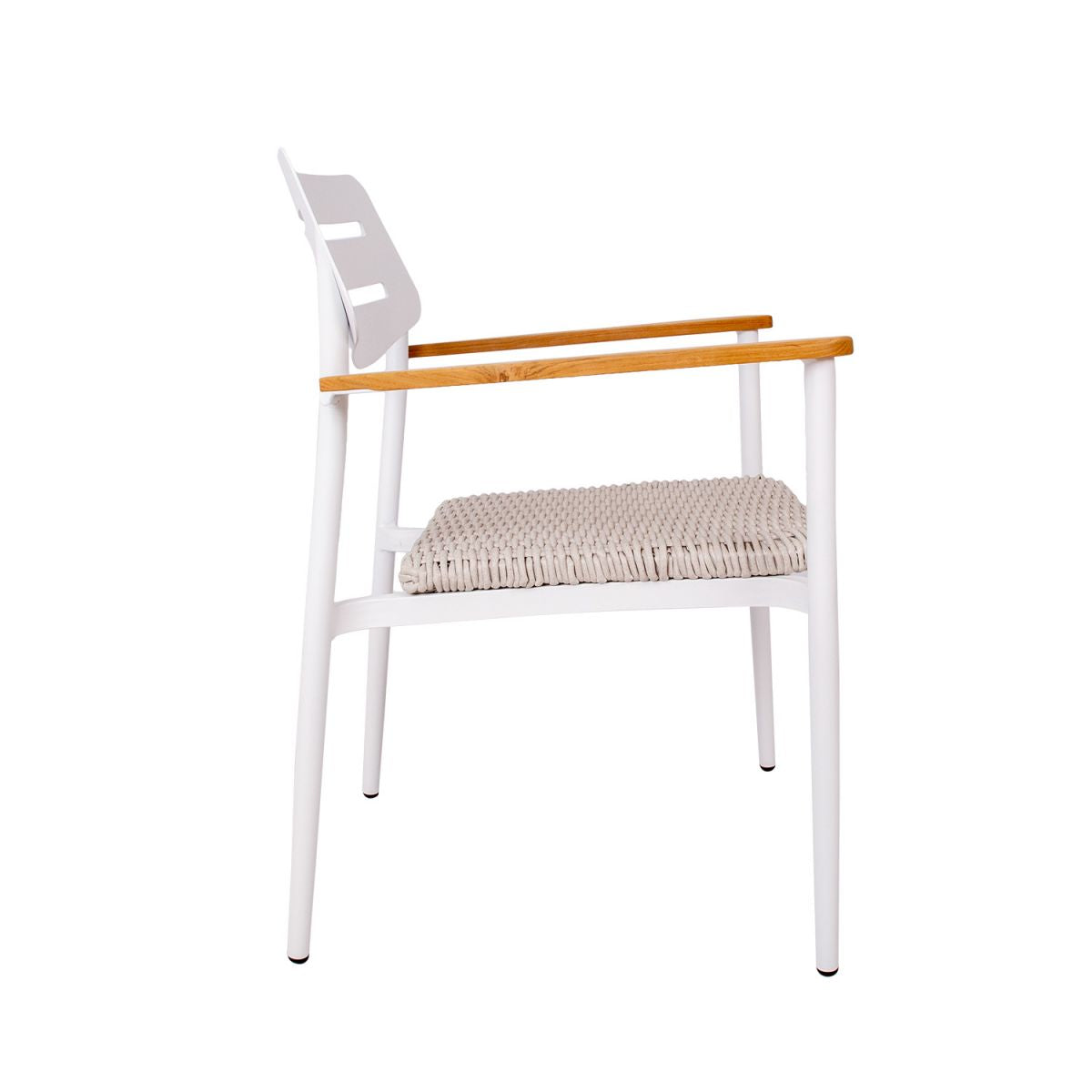 Garden Chair East Truro | size: Width: 58cm, Height: 65cm | color: White | image: 3 | variant: 1005365
