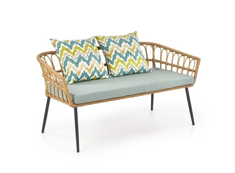 Garden Chair East Varese | size: Width: 140cm, Height: 71cm | color: Brown | image: 1 | variant: 1006586