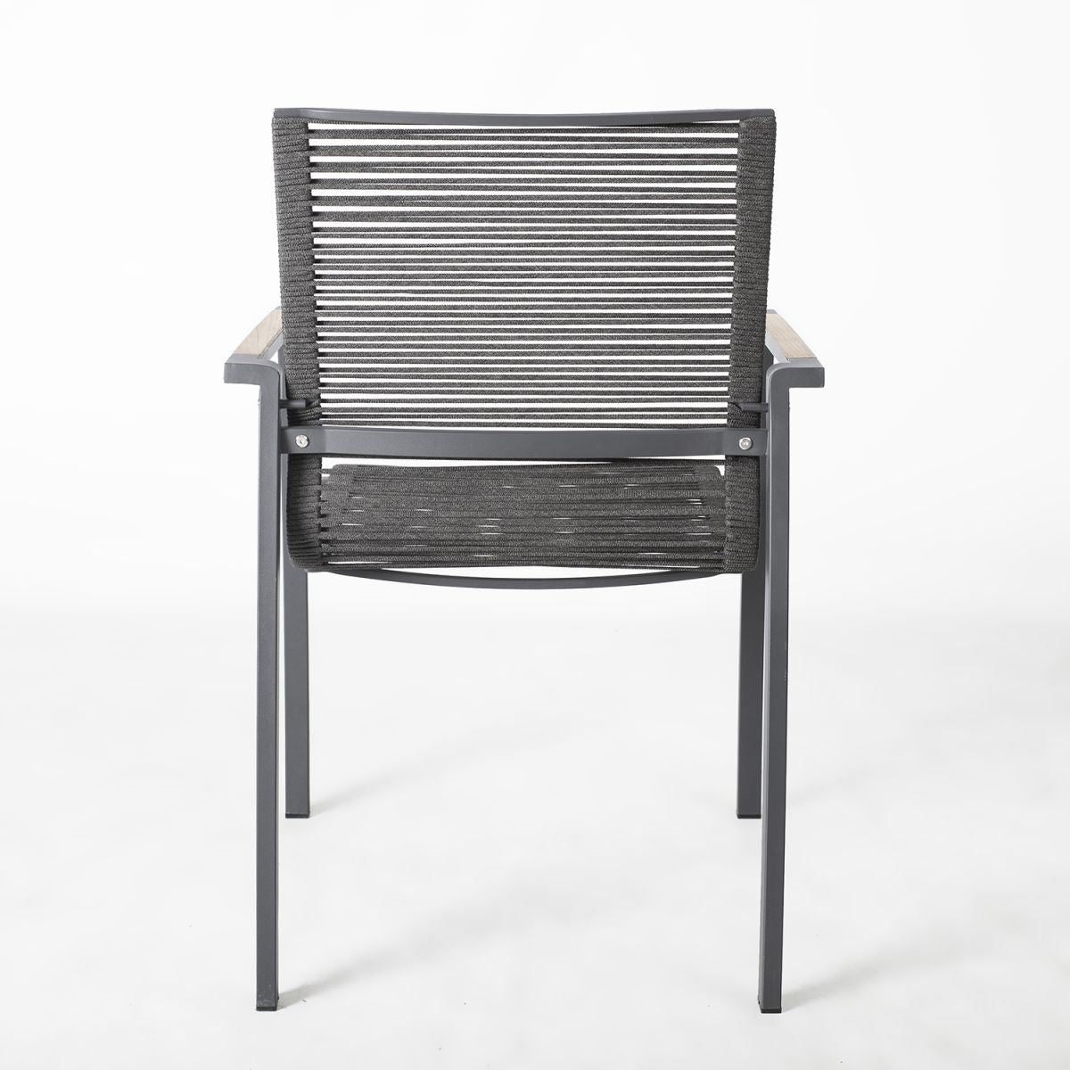 Garden Chair East Whitby | size: Width: 62cm, Height: 105cm | color: Gray | image: 4 | variant: 1005182