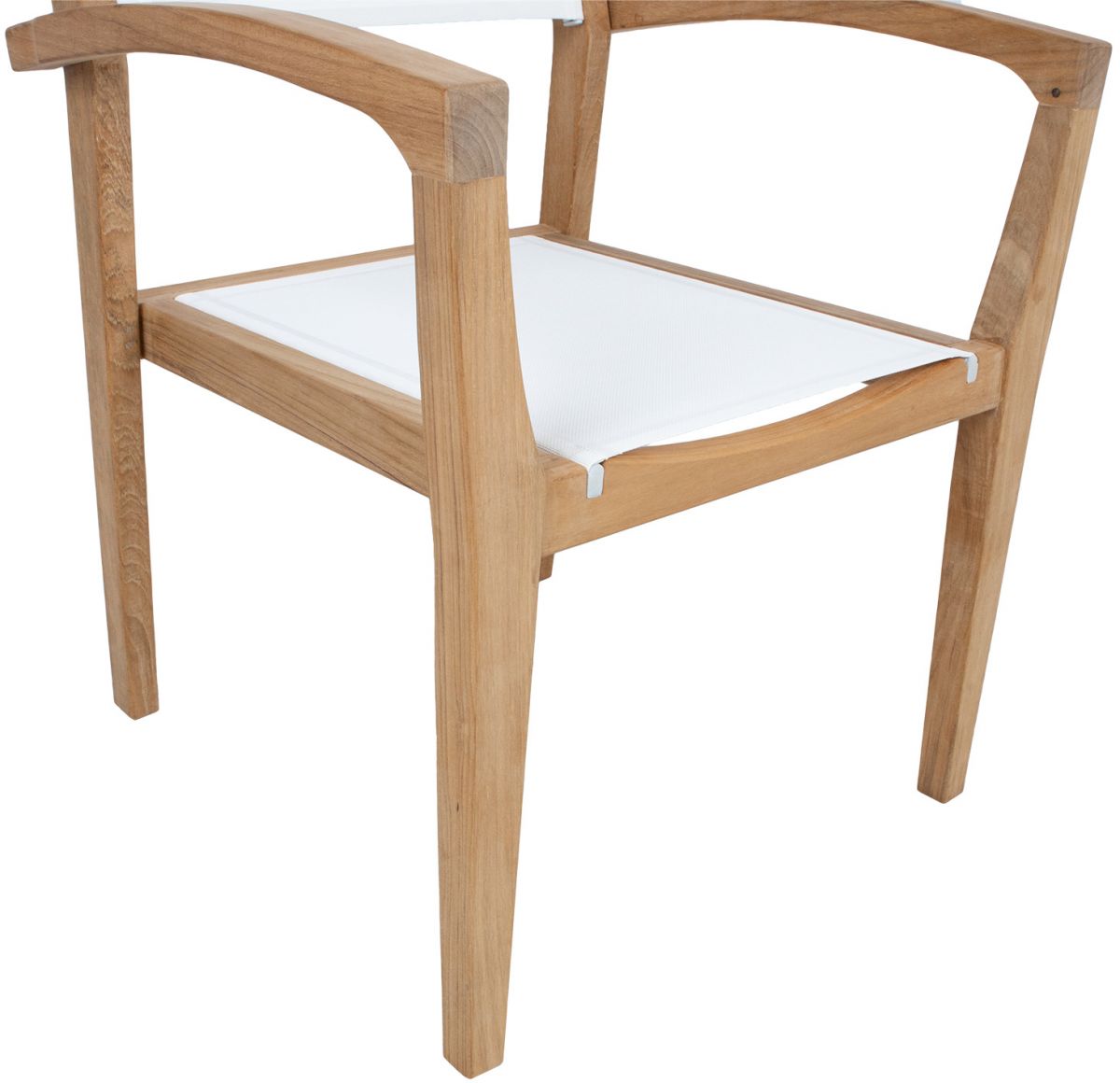 Garden Chair Fredrikstad | color: White/Brown | image: 6 | variant: 1005605
