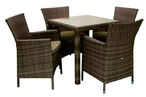 Garden Furniture Set Didcot | color: Brown | image: 1 | variant: 1000596