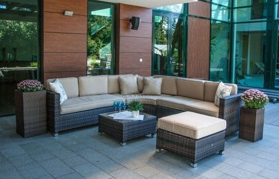 Garden Furniture Set East Ballater | color: Brown | image: 2 | variant: 1004839