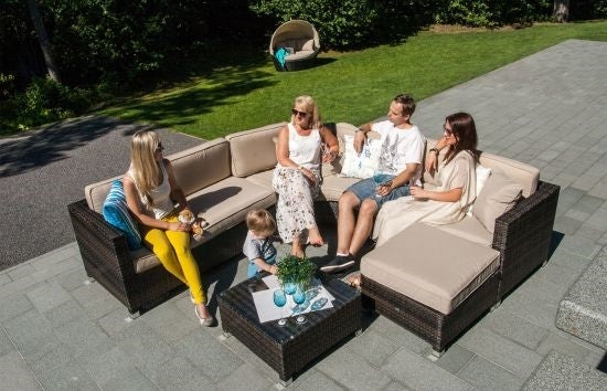 Garden Furniture Set East Ballater | color: Brown | image: 5 | variant: 1004839