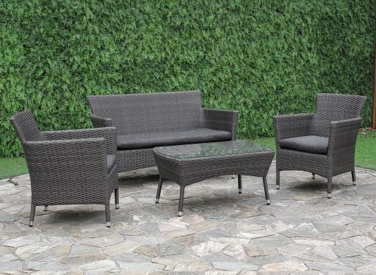 Garden Furniture Set East Lerwick | color: Gray | image: 2 | variant: 1004823