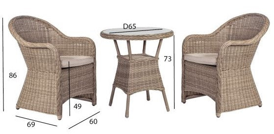 Garden Furniture Set East Tenby | color: Beige | image: 4 | variant: 1005155
