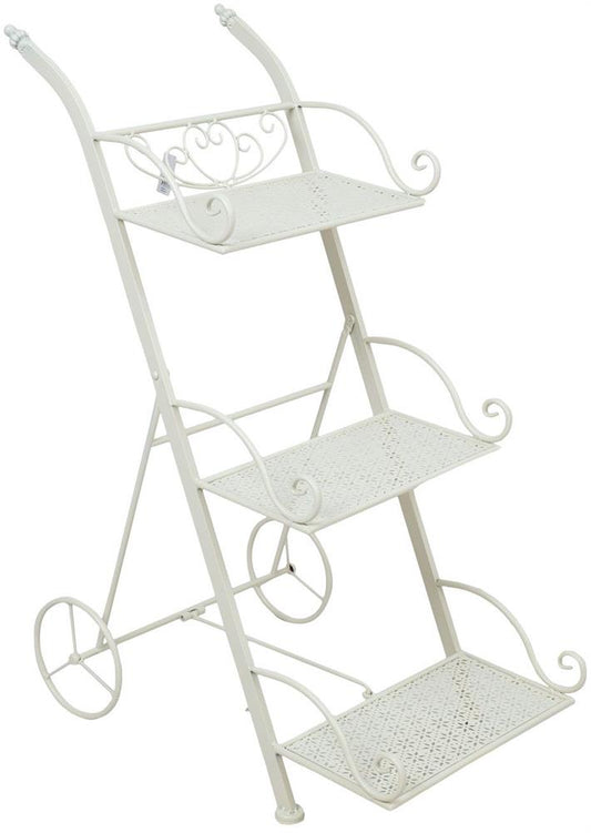 Garden Shelf East Chisinau | size: Width: 35cm, Height: 79cm | color: White | image: 1 | variant: 1006258