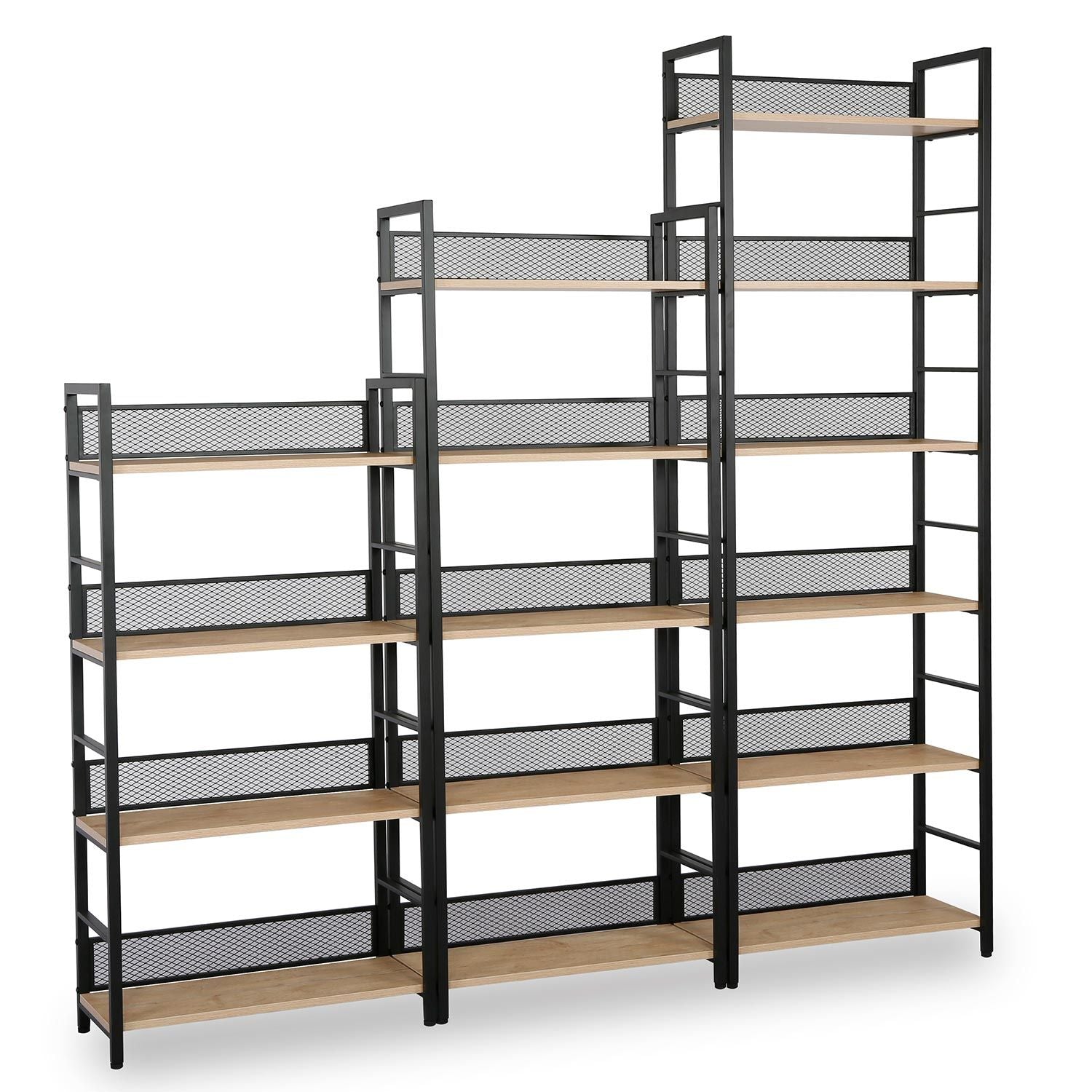 Garden Shelf East Roubaix | size: Width: 60cm, Height: 154cm | color: Black | image: 2 | variant: 1006460