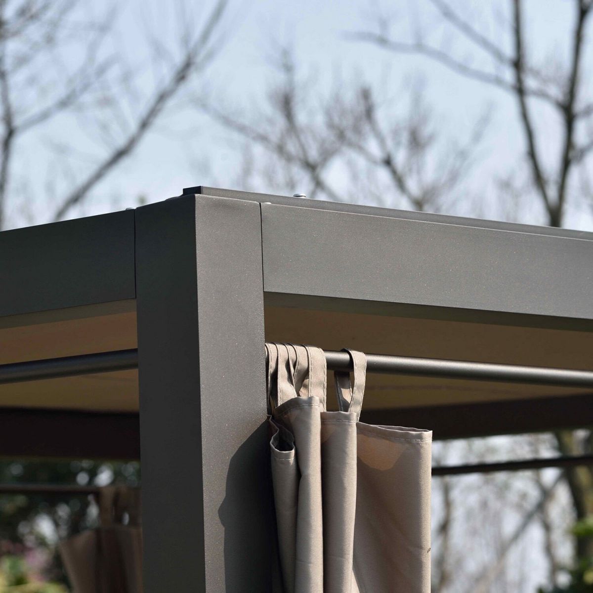 Garden Sofa East Colchester | size: Length: 200cm, Height: 210cm, Depth: 188cm | color: Brown/Beige | image: 4 | variant: 1005593