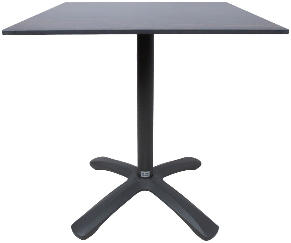 Garden Table Beida 1 | size: Length: 70cm, Width: 70cm, Height: 72cm | color: Gray | image: 1 | variant: 1012245