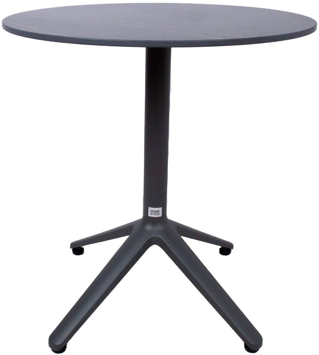 Garden Table Beida 2 | size: Height: 72cm, Diameter: 70cm | color: Gray | image: 1 | variant: 1012246