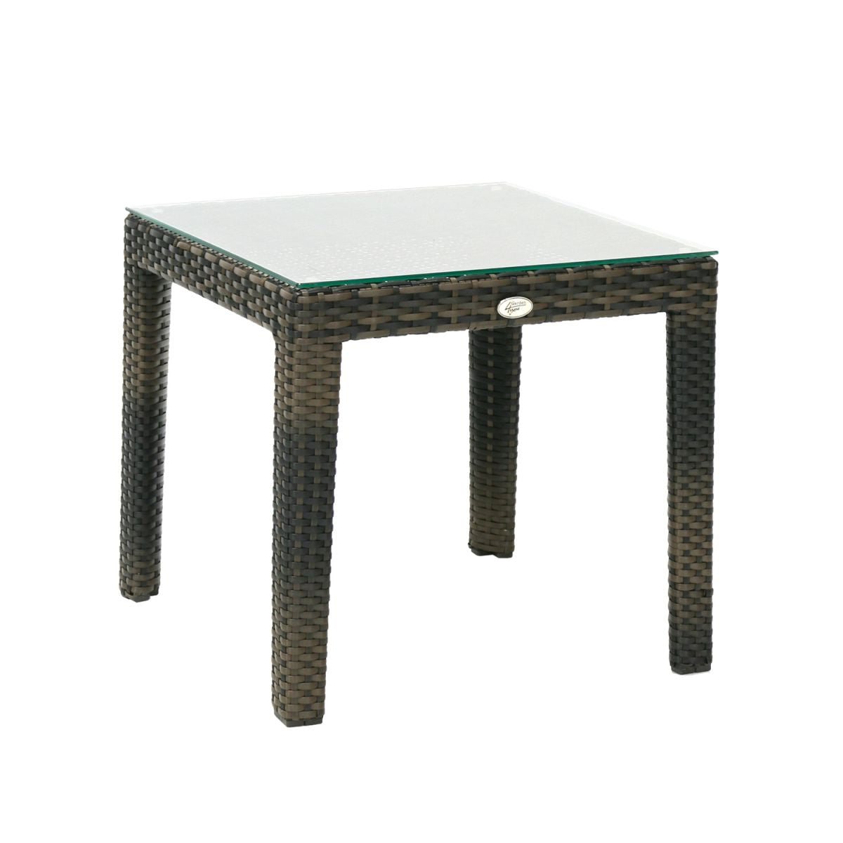 Garden Table Didcot | size: Length: 50cm, Width: 50cm, Height: 45cm | color: Brown | image: 0 | variant: 1000608