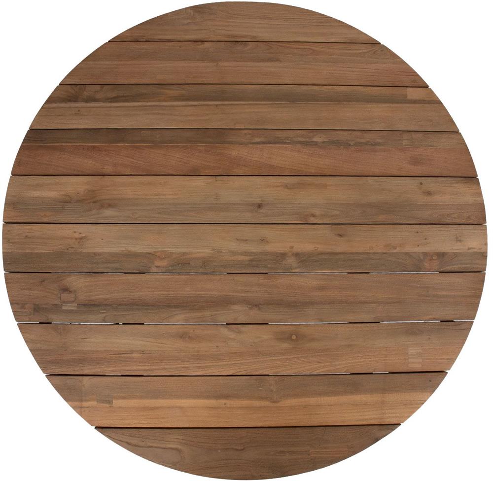 Garden Table East Amman | size: Height: 78cm, Diameter: 120cm | color: Brown | image: 5 | variant: 1006211