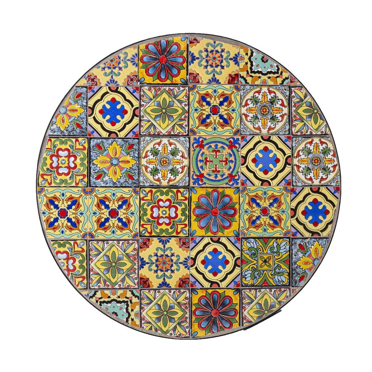 Garden Table East Colchester | size: Length: 60cm, Width: 60cm, Height: 71cm, Diameter: 60cm | color: Multicolored | image: 2 | variant: 1004875