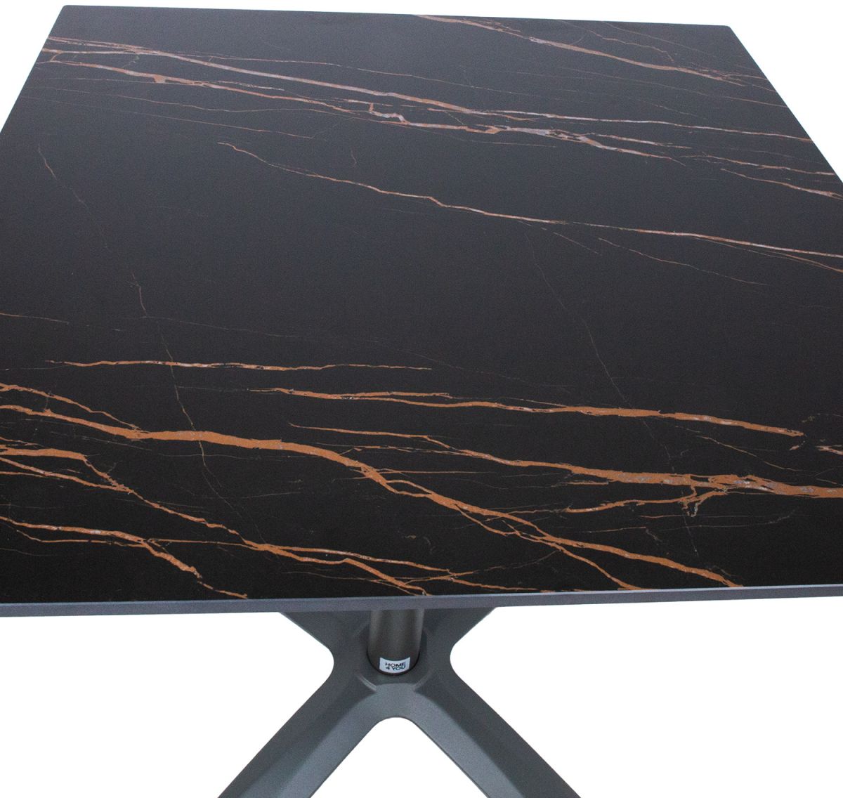 Garden Table East Cwmbran | size: Length: 70cm, Width: 70cm, Height: 72cm | color: Gray | image: 3 | variant: 1005619