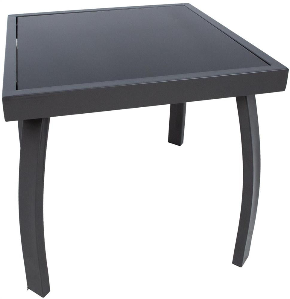 Garden Table East Louth | size: Length: 44cm, Width: 44cm, Height: 40cm | color: Gray | image: 4 | variant: 1006219