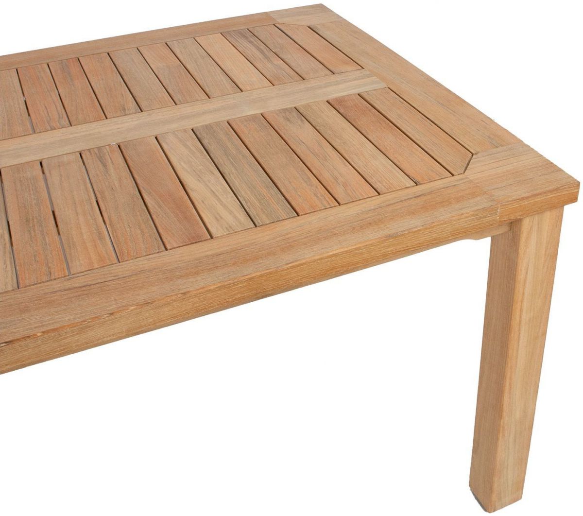 Garden Table East St Davids | size: Length: 220cm, Width: 100cm, Height: 75cm | color: Brown | image: 2 | variant: 1005617