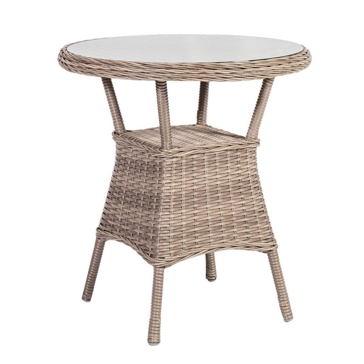 Garden Table East Tenby | size: Length: 73cm, Width: 65cm, Height: 73cm | color: Beige | image: 1 | variant: 1005169